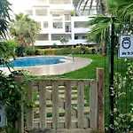 Apartamento Con Piscina Y Terraza Cerca De La Playa De La Rubina, Wi-Fi Y Climatizacion. - Es-258-34